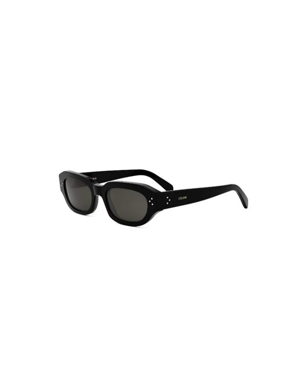 New CELINE Men's Sunglasses Acetate Frame 3 DOTS CL40314I 01A 54 Black Geometric